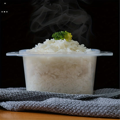 Microwave Rice Cooker and Steamer – Food Storage Container for Fresh-Keeping, Kitchen Gadgets and Accessories