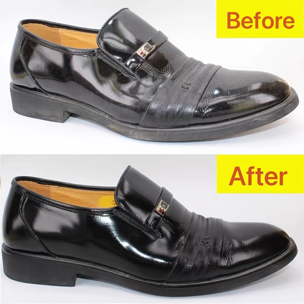 Quick Drying Shoe Polish Wipe – Effortless Leather Cleaning, Glossy Finish, Portable Single-Sided Sponge for Easy Shoe Care