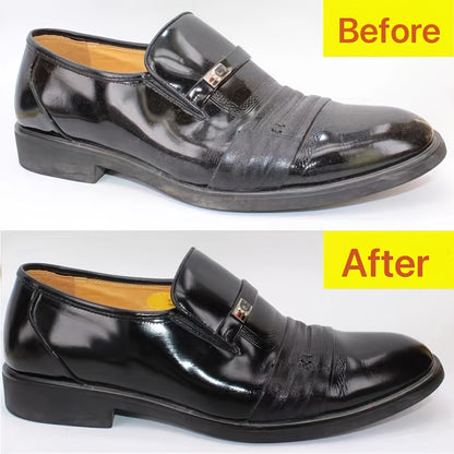 Quick Drying Shoe Polish Wipe – Effortless Leather Cleaning, Glossy Finish, Portable Single-Sided Sponge for Easy Shoe Care
