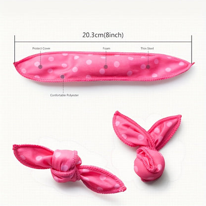 10/20/30pcs Flexible Foam Hair Curlers - No Heat Overnight Sleep Rollers for Natural Curls & Waves, Soft Polka Dot Sponge Styling Tools for Women