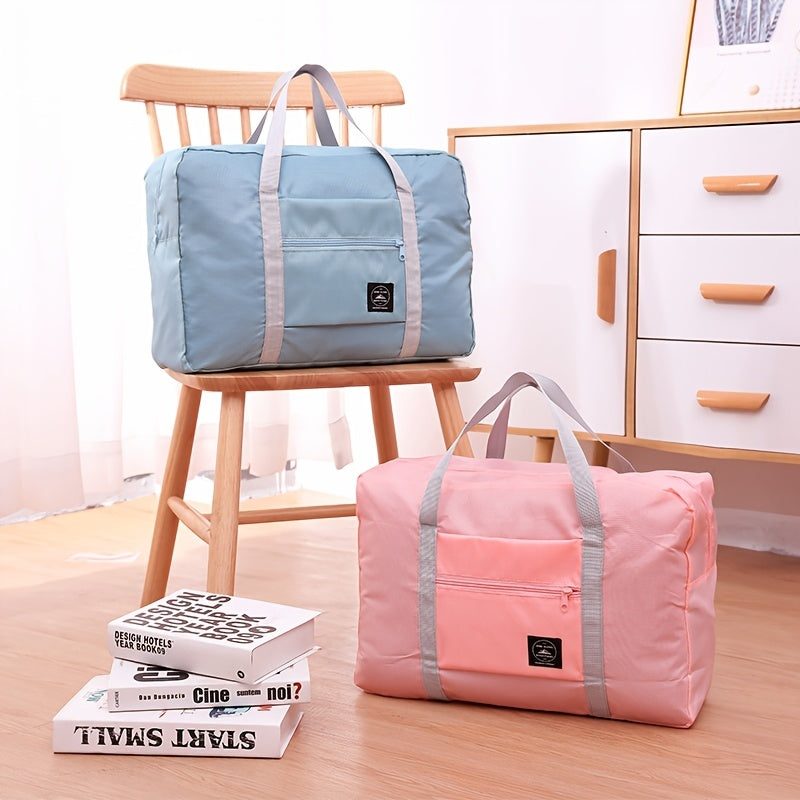 Travel Storage Bag – Portable and Lightweight, Large Capacity Shoulder Bag – Foldable Luggage for Outdoor and Travel Supplies