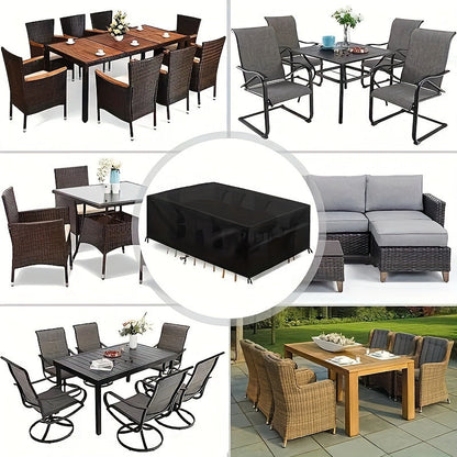 Waterproof Patio Furniture Covers – 210D Outdoor Furniture Covers for Sofa, Table & Chair Sets, UV, Rain, Snow & Dust Protection