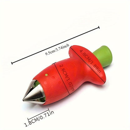 Strawberry Slicer and Corer Set - Effortless Fruit Preparation Tool for Home and Restaurant Kitchens