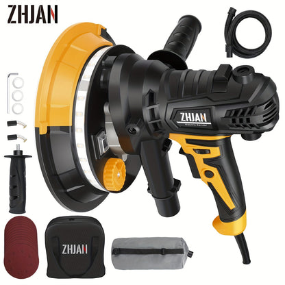 ZHJAN Handheld Drywall Sander - Portable Sanding Tool for Smooth Finishes