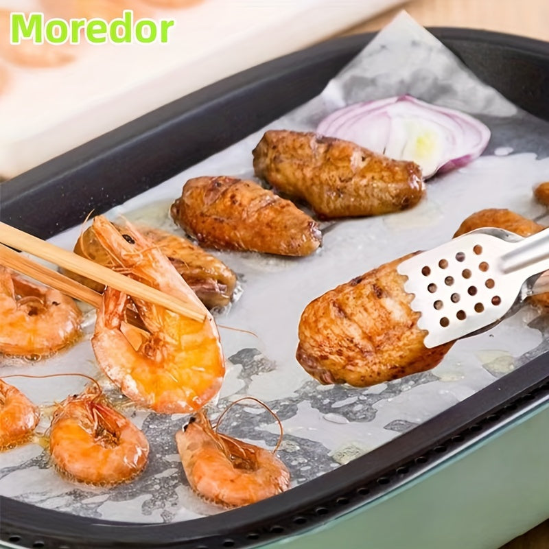 50/100/200 Pieces Unbleached Parchment Paper Baking Sheets – Non-Stick, Precut 9x13 Inches – Oven Accessories for Baking, Cooking, Grilling, Frying, Steaming – Fits Most Sheet Pans, Easy Release and Cleanup