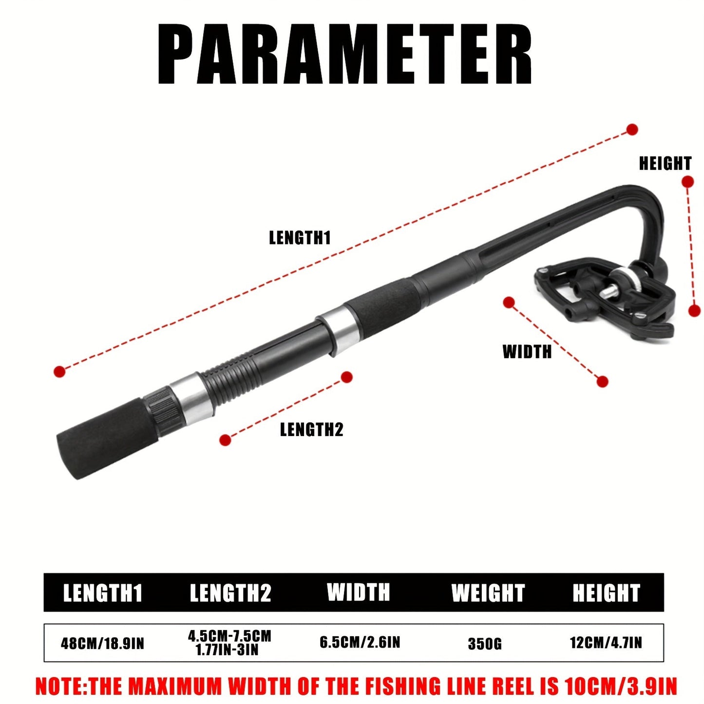 Portable Handheld Fishing Line Spooler - Compact Line Winder for Fishing Tackle