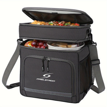 Premium Insulated Lunch Tote Bag - Leakproof, Thermal & Water-Resistant, Spacious Design for Men and Women - Ideal for Work, School and Outdoor Activities