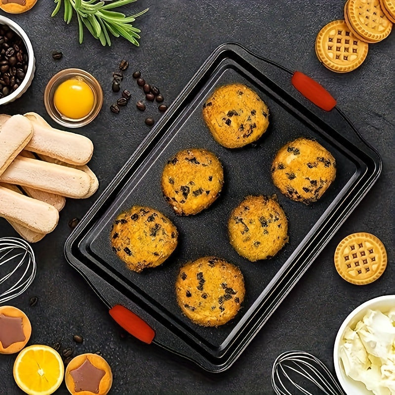 Premium Carbon Steel Baking Sheet Set – Non-Stick Cookie Sheet & Grilling Tray, Oven Accessories for Baking and Cooking (1pc/1 set)