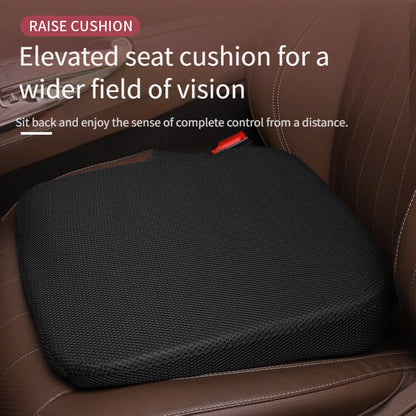 Thickened Car Seat Cushion with Angled Design for Short Stature - Boost Driving Comfort, Easy Care and Perfect Fit