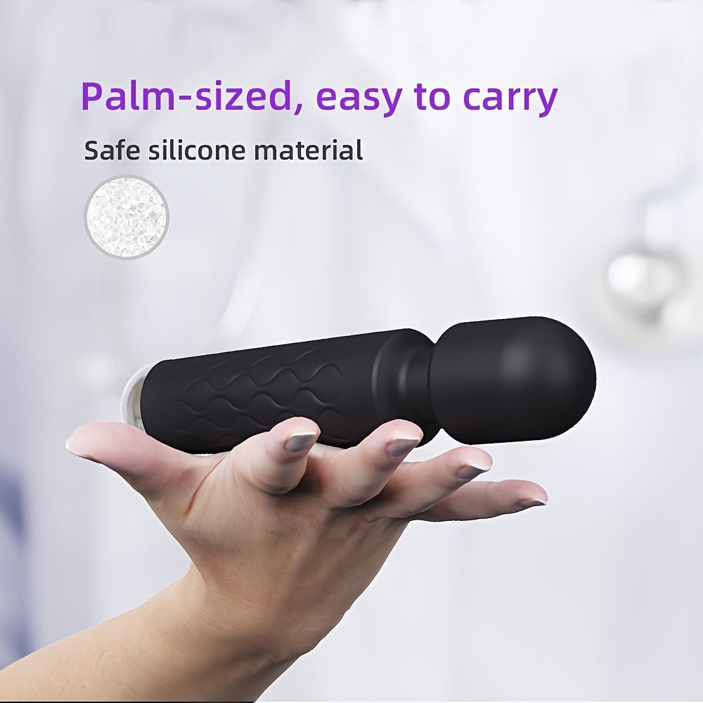 Ultra-Compact 8-Speed Portable Electric Massage Stick - Professional Muscle Relaxation Equipment for Body, Back, Neck, Legs, Waist | Easy to Carry, High-Speed Drive Motor, Elegant Design