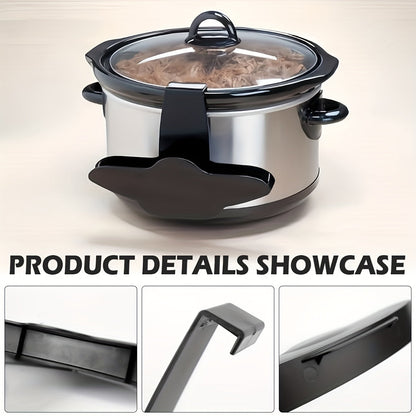 Slow Cooker Pot Lid Organizer – Hands-Free Storage Rack for Stew Pots and Crocks, Kitchen Lid Holder to Keep Countertops Clean and Tidy