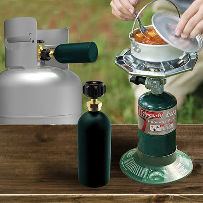 Propane Refill Adapter for 1Lb Tanks - Easy Fill from 20Lb LP Gas Cylinder, Fits QCC1/Type1, Safe and Convenient Coupler