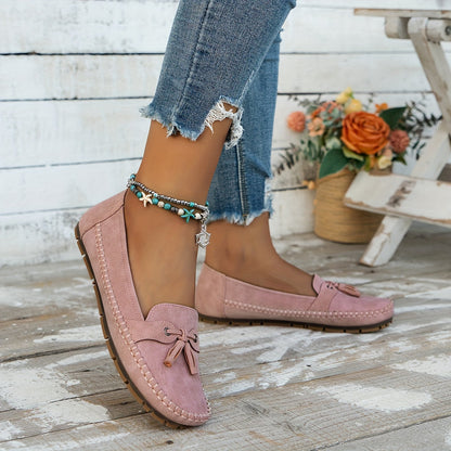 Large Size Wheat Ear Decoration Light - Comfortable & Soft Women's Flat Loafers