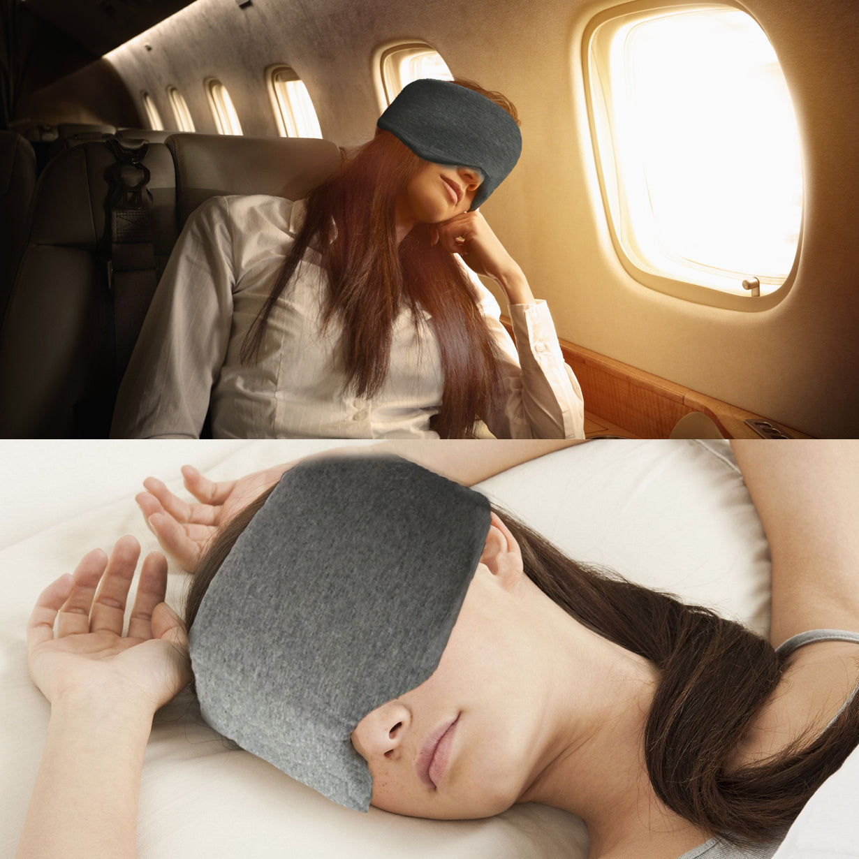 Luxury Oversized Cotton Eye Mask – Adjustable Comfort Sleep Blindfold with Nose Pad, Soft, Reusable, Ideal for Total Darkness and Uninterrupted Rest