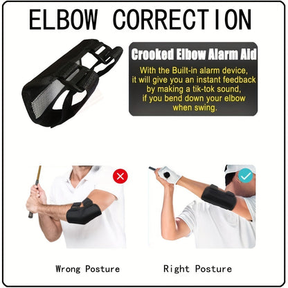 Golf Elbow Brace for Swing Training - Improve Accuracy and Straighten Your Swing with Elbow Support