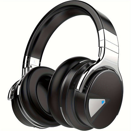 Active Noise Cancelling Wireless Headphones with Microphone - Deep Bass, 30-Hour Playtime - Comfortable and Durable