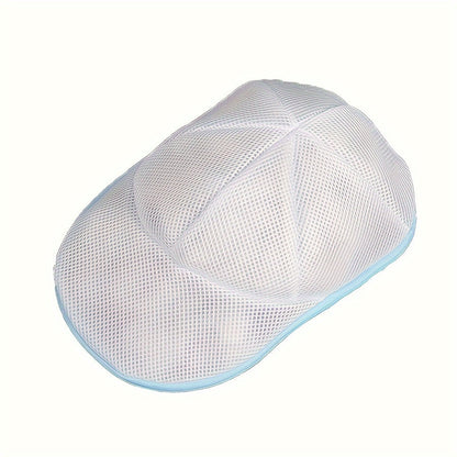 Convenient Mesh Cap Washing Bag - Ageing-Resistant, Machine Washable with Sorting Design for Safe Hat Storage