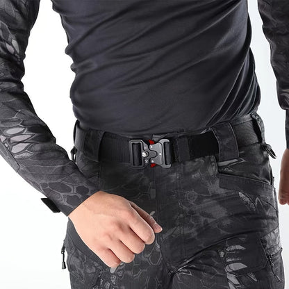 2PCS Tactical Multi-Function Men's Belt – Durable Plastic Buckle, Perfect for Hunting, Outdoor Adventures & Gifts