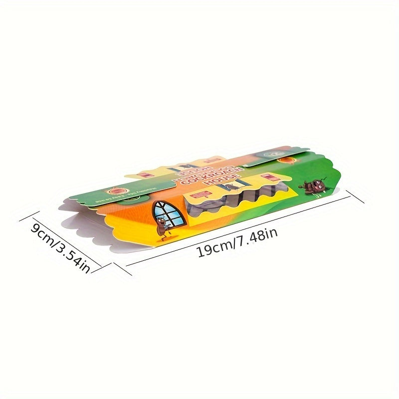 Cockroach Catcher Sticky Trap – Available in 5/10/15pcs – Effective for Roaches, Ants, Spiders, and Beetles – Ideal for Living Room, Kitchen, Bedroom, and Warehouse