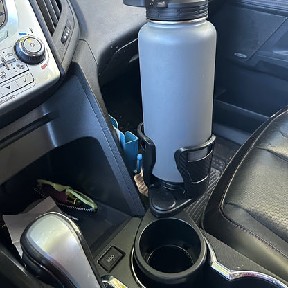 Car Cup Holder Expander – Adjustable Multifunctional Dual Cup Holder with Phone Holder and Aromatherapy Organizer – Ideal Gift for Thanksgiving, Christmas and New Year