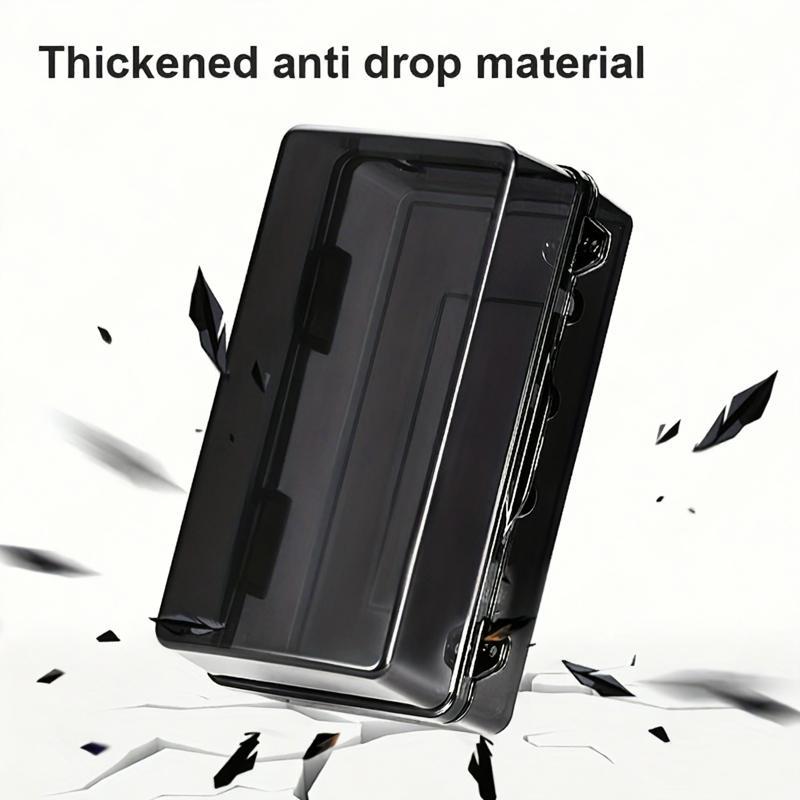 Durable Weatherproof Electrical Box – Waterproof Power Cord Enclosure for Timers, Extension Cables & Transformers, ABS Resin Cover