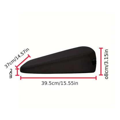 Thickened Car Seat Cushion with Angled Design for Short Stature - Boost Driving Comfort, Easy Care and Perfect Fit