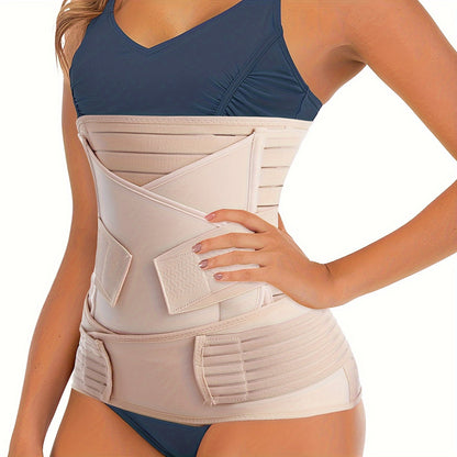 3 in 1 Postpartum Belly Band – C-Section Support Recovery Wrap and Abdominal Binder Girdle for Post-Birth Recovery