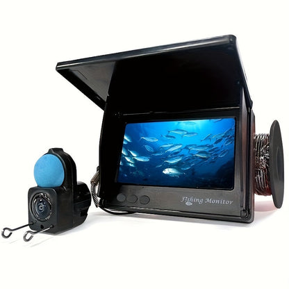 4.3-inch High-Definition Underwater Fish Finder Plus – Advanced Night Vision Camera, Real-Time Fish Display, Waterproof Design, Multi-Angle Adjustable for Effortless Fishing
