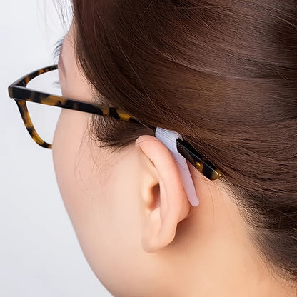 24pcs Silicone Anti-Slip Glasses Ear Clips – Soft, Non-Injurious, and Secure Ear Holders, 12 Pairs