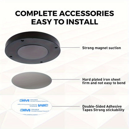 Multicolor USB Rechargeable LED Car Interior Dome Light – Magnetic Roof Mount, Portable, Energy-Efficient, Ideal for Vehicle, RV, Camping, Reading, Bedroom