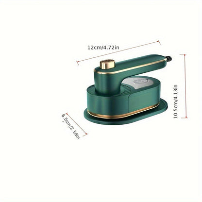 Mini Portable Folding Steam Iron – 180° Rotating, Fast Heating, Compact and Convenient for Travel, College, and Small Spaces