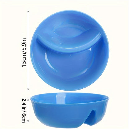 6PCS Set Plastic French Fry Bowls - 6 Color Non-Fragile Multifunctional Snack Bowls, Dipping Cups, Sauce Bowls, and Potato Chip Holders