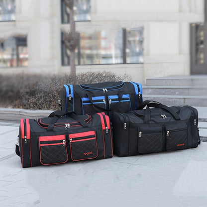 Extra-Large Men's Travel Bag - Spacious and Organized with Multiple Pockets, Durable Luggage for Easy Clothes Storage and Seamless Travel