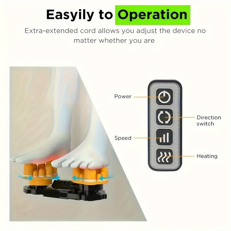 Foot Massager for Circulation and Relaxation – Heated Foot Massager Machine, Ideal for Father’s Day and Mother’s Day Gifts