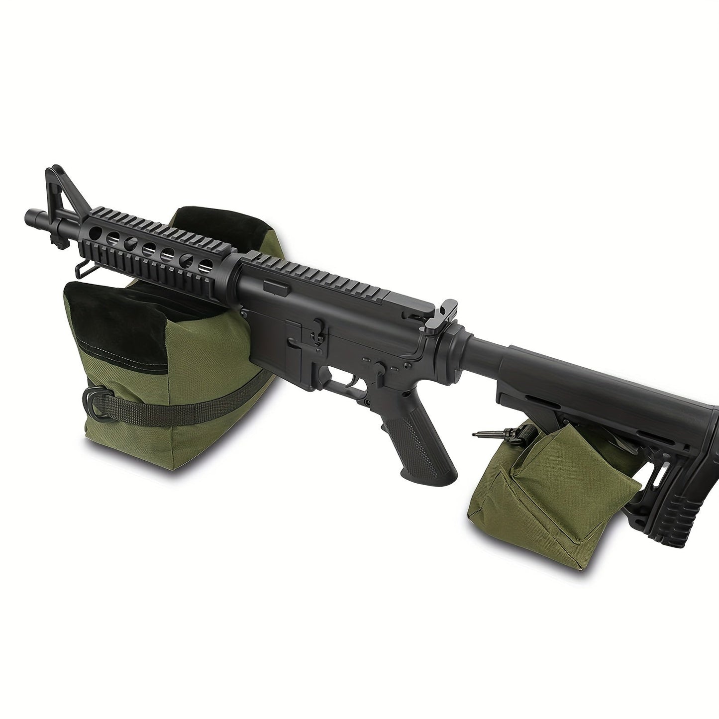 Waterproof Oxford Rifle Rest Bag – Durable, Adjustable Shooting Rest with Sandbag Support, Utility Pocket, and Buckle Closure – Perfect for Hunting and Outdoor Shooting