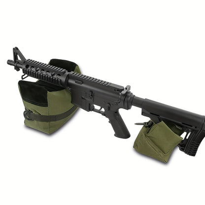 Waterproof Oxford Rifle Rest Bag – Durable, Adjustable Shooting Rest with Sandbag Support, Utility Pocket, and Buckle Closure – Perfect for Hunting and Outdoor Shooting