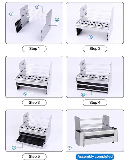 9IMOD Screwdriver Storage Rack – Multifunctional Organizer for RC Repair Tools, Hex & Cross Driver Desktop Stand