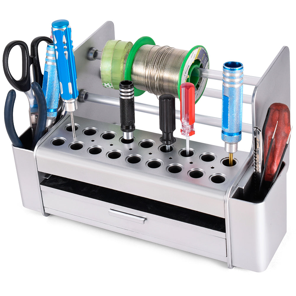 9IMOD Screwdriver Storage Rack – Multifunctional Organizer for RC Repair Tools, Hex & Cross Driver Desktop Stand