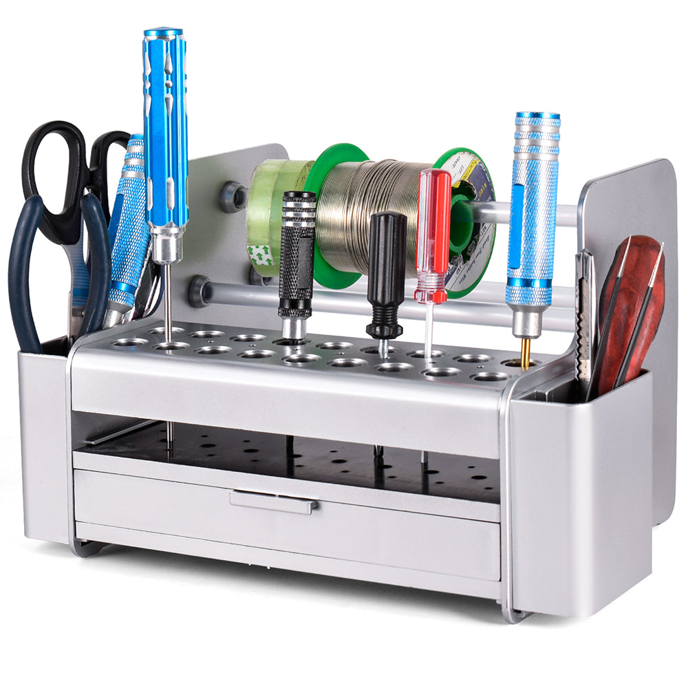 9IMOD Screwdriver Storage Rack – Multifunctional Organizer for RC Repair Tools, Hex & Cross Driver Desktop Stand