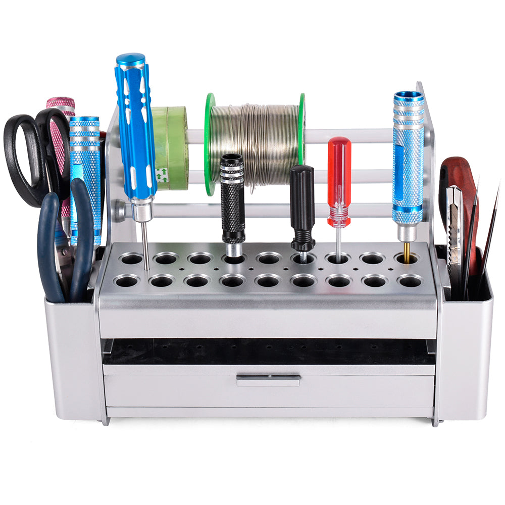 9IMOD Screwdriver Storage Rack – Multifunctional Organizer for RC Repair Tools, Hex & Cross Driver Desktop Stand
