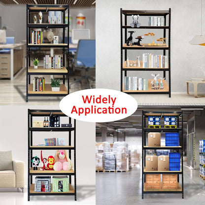 DayPlus 5-Tier Heavy Duty Garage Shelving – Adjustable Storage Unit, 386LBS Load Capacity per Tier, 150-200CM Height
