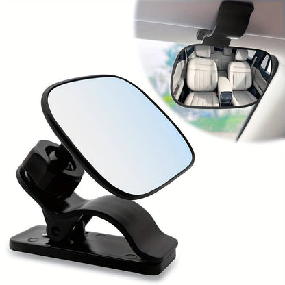 Car Rear View Mirror – Adjustable Wide Angle Convex Interior Mirror for Backseat Cars, SUVs, and Trucks, Essential Car Accessory