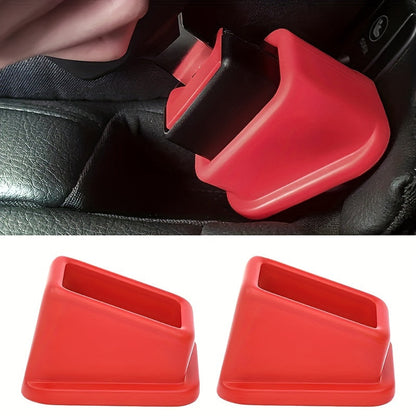 2-Pack Silicone Seat Buckle Holder Set – Car Buckle Booster for Easy Access – Compatible with Most Cars – Interior Accessories