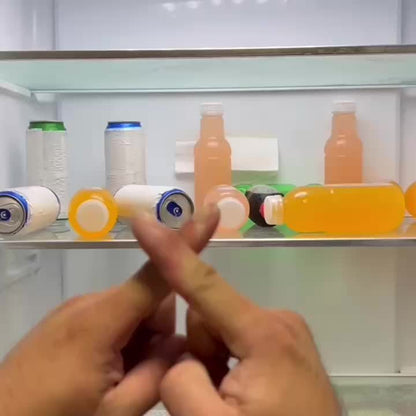 3/4/5 Set Beverage Pusher Drink Propeller – Self-Propelled Soda Can Dispenser with Double-Layer Partition, Refrigerator Storage Box, Kitchen Organizer