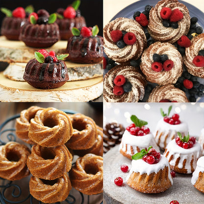 45pcs Silicone Baking Set - Nonstick Bakeware for Cookies, Cakes, Muffins, Bread, Pizza, Mini Cupcakes, Bundt, Charlotte Cake Pan, Includes Measuring Cups & Spoons, Baking Tools