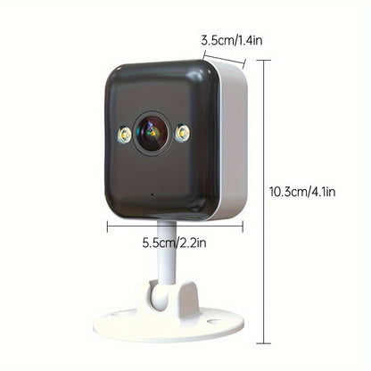 1080P FHD Wireless Surveillance Camera - Full-Color Night Vision, Two-Way Audio, Motion Detection, Built-in AP Hotspot for Child, Elderly and Pet Safety
