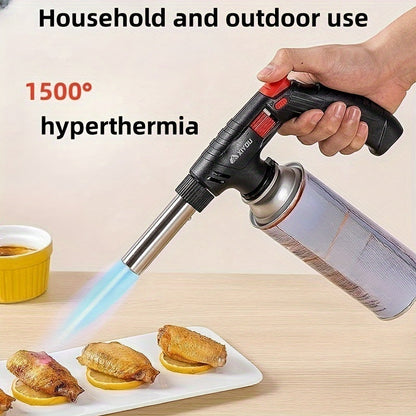 Premium Butane Torch – Professional Culinary and Auto Repair Lighter – Versatile Kitchen Gadget for Caramelizing, Searing, Baking, Grilling, and More – Durable Accessories (1pc)