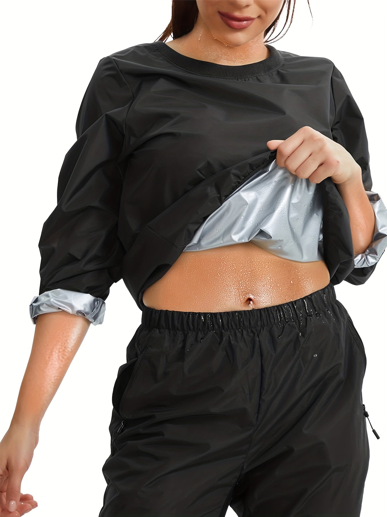 GOTOLY Sauna Jacket for Women – Durable Weight Loss Upper Body Trainer and Trimmer Workout Sweat Jacket