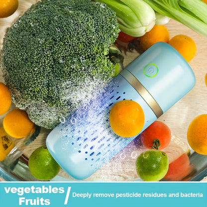 Upgraded Fruit and Vegetable Cleaning Machine - Advanced Sterilizer and Pesticide Remover - Safe Food Purifier for Healthy Eating - Modern Kitchen Essential and Effortless Vegetable Washer