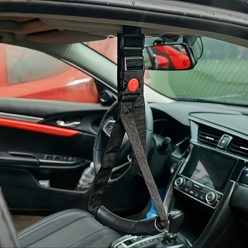 Multifunctional Car Safety Hammer with Adjustable Armrest Strap – Essential Safety Aid for Vehicles